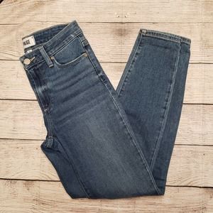 PAIGE Hoxton Ankle blue denim mid rise skinny jeans 25